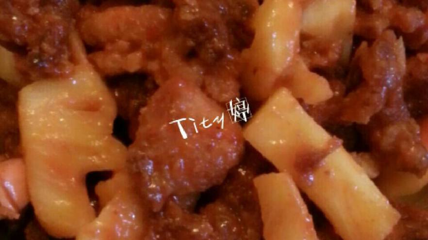 年夜饭菜谱(菠萝荔枝肉)