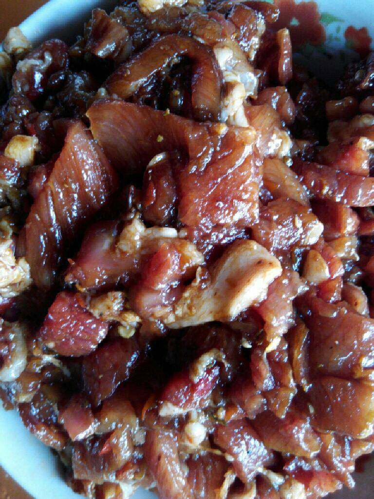 四川滑肉,搅拌均匀，腌制半个小时