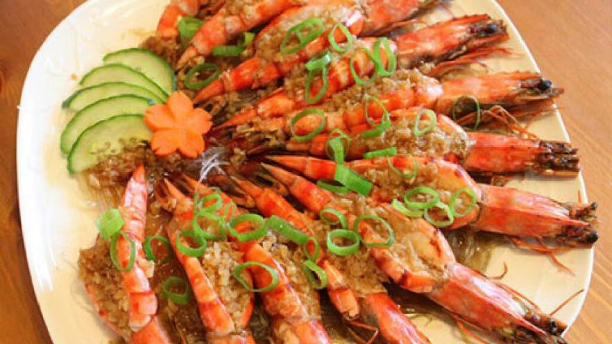 蒜蓉粉丝蒸虾