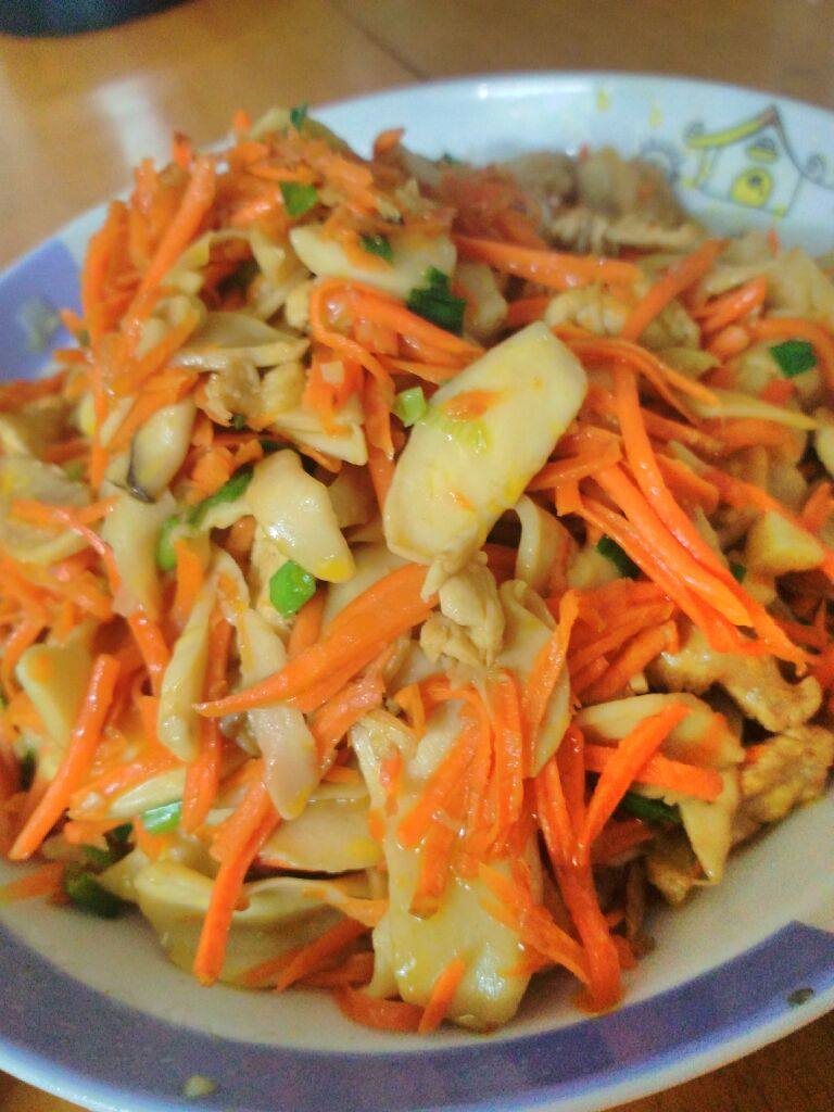杏鲍菇红丝小炒肉