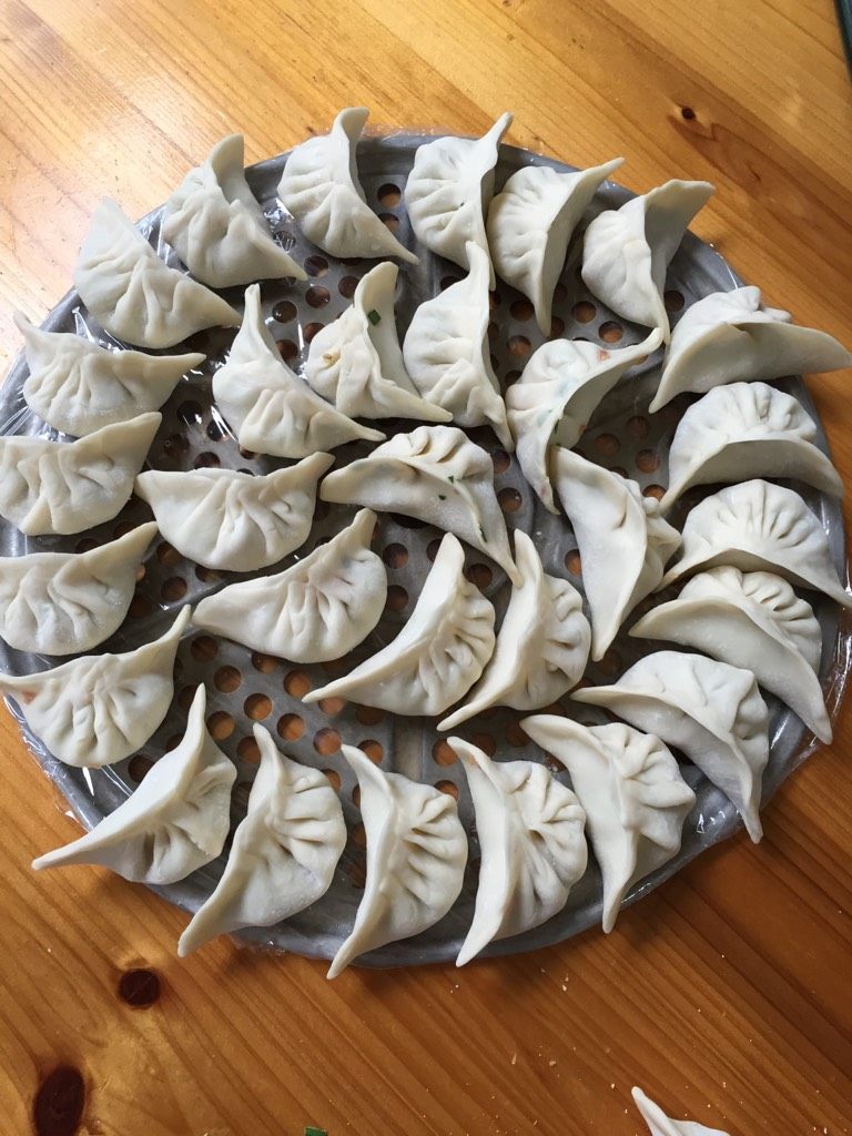 韭菜猪肉胡萝卜饺子