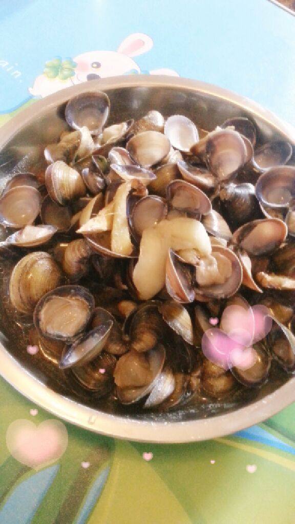 鱼露炒蚬子