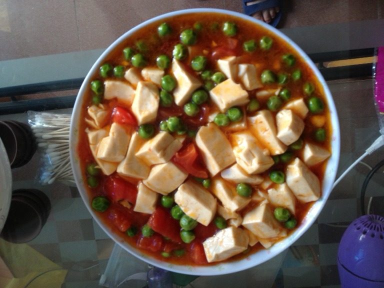 番茄豆腐