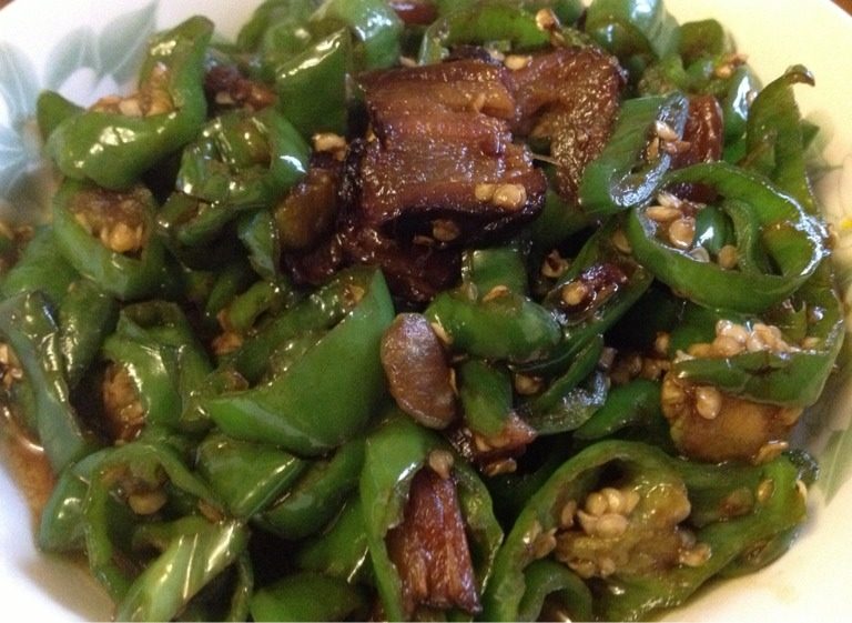 青辣椒炒腊肉