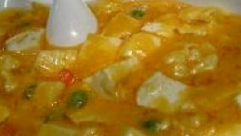 咸蛋黄豆腐