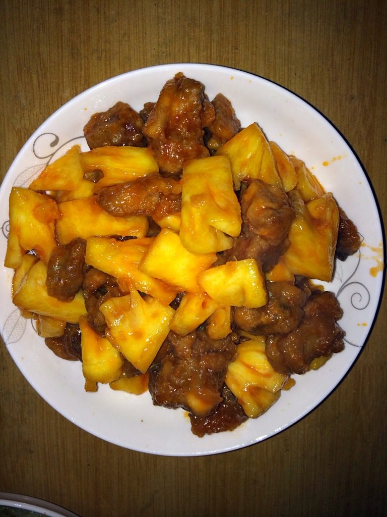 糖醋菠萝鸡