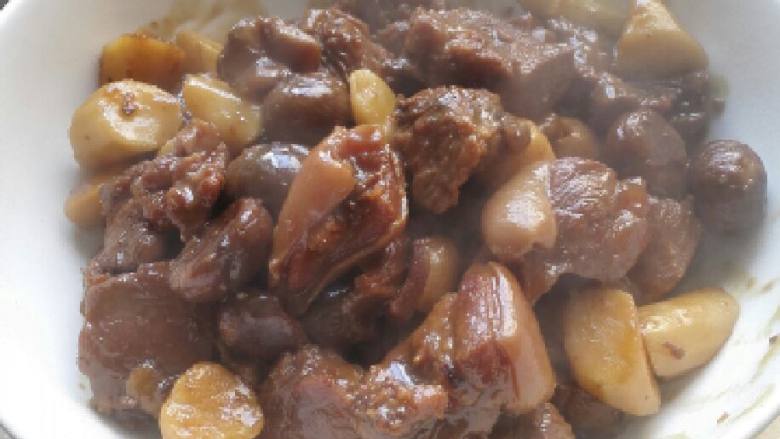栗子山药烧羊肉