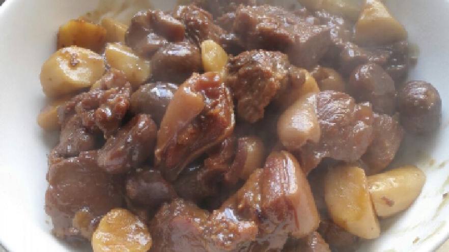 栗子山药烧羊肉