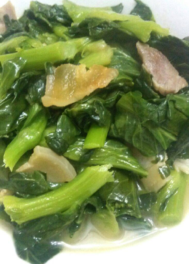 咸肉烧青菜