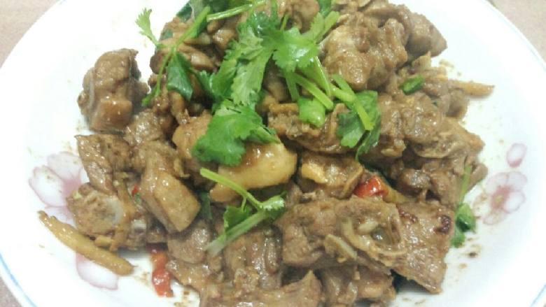 炒鸭肉
