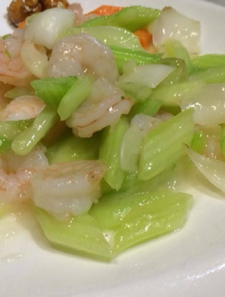 芹菜炒虾仁
