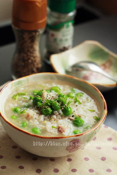 豌豆牛肉粥