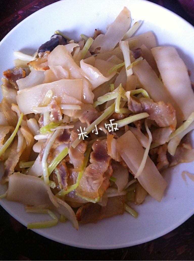 菜心炒腊肉
