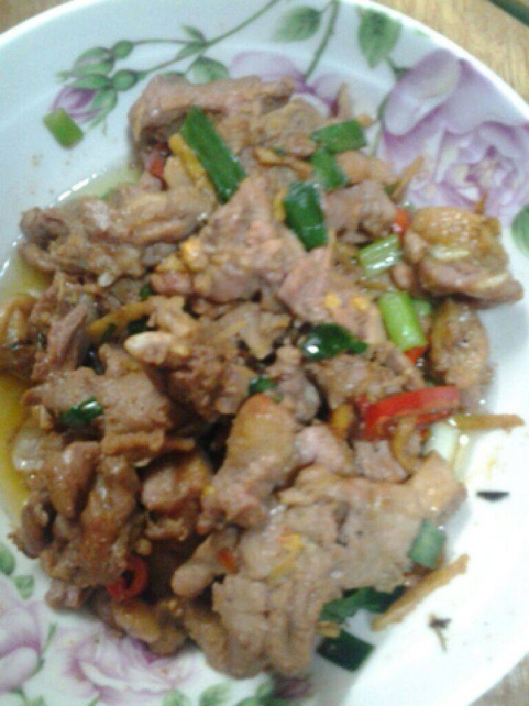 炒鸭肉