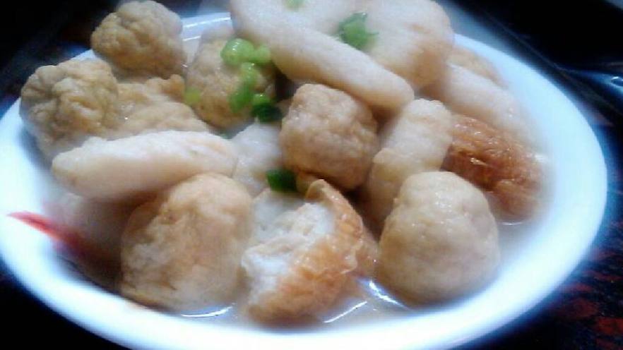 鱼丸肉卷汤