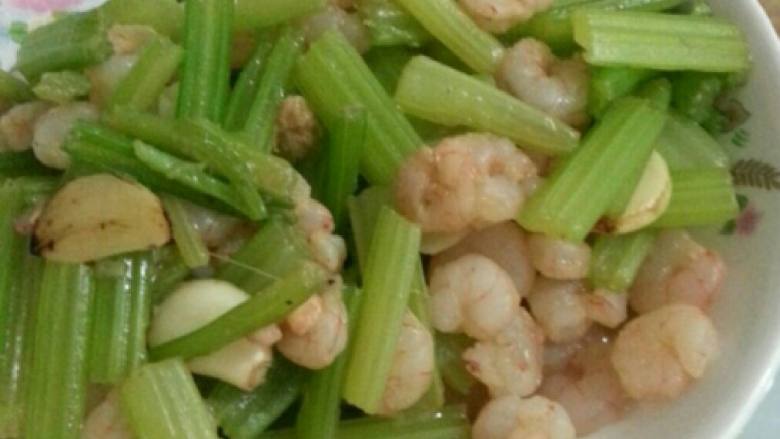 芹菜炒虾仁