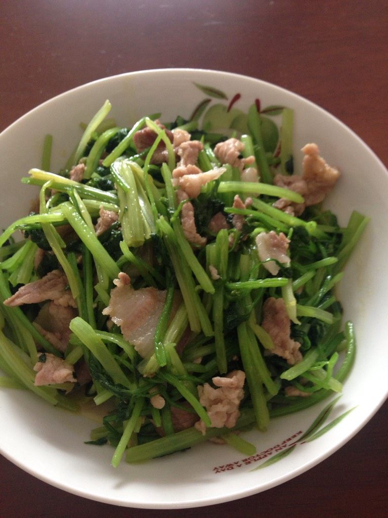 芹菜炒肉片