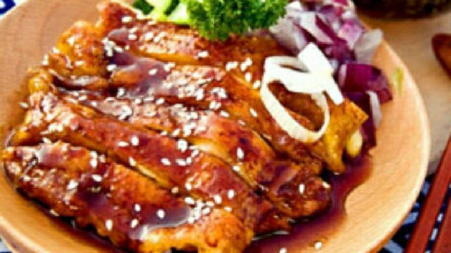 日式照烧鸡腿饭