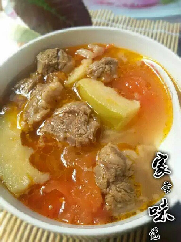 双番炖牛腩