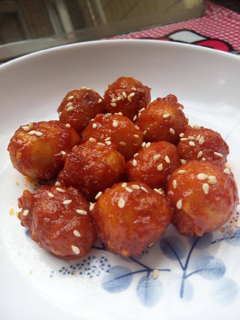 糖醋虎皮鹌鹑蛋