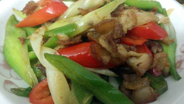 大葱炒肉片