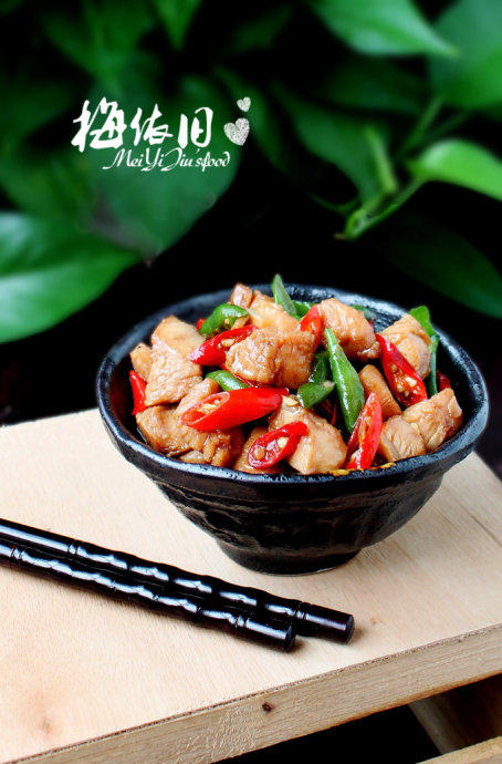 香辣叉烧鸡丁
