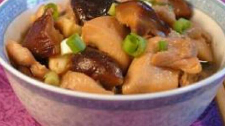 香菇蒸鸡腿