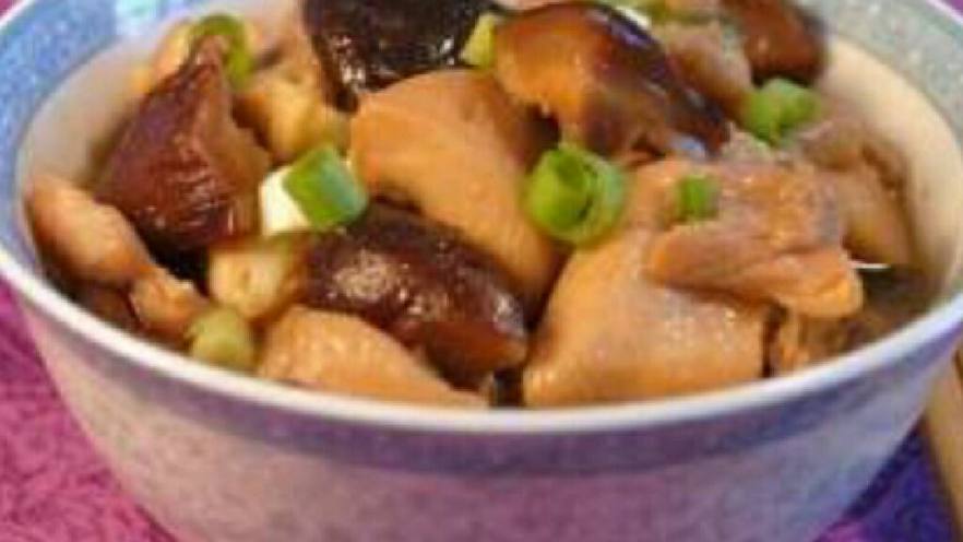 香菇蒸鸡腿