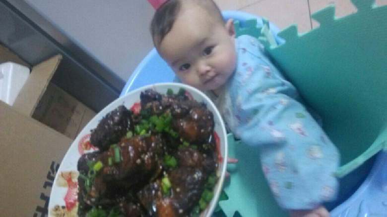 可乐排骨,儿子都馋了呢。