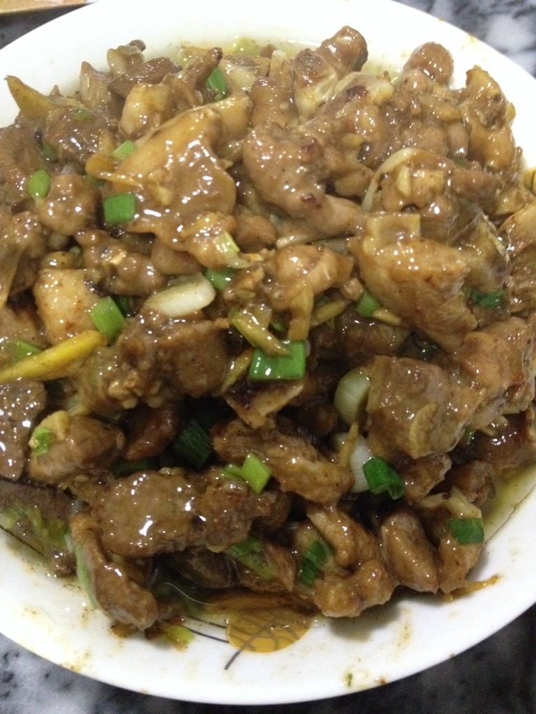 爆炒鸭肉