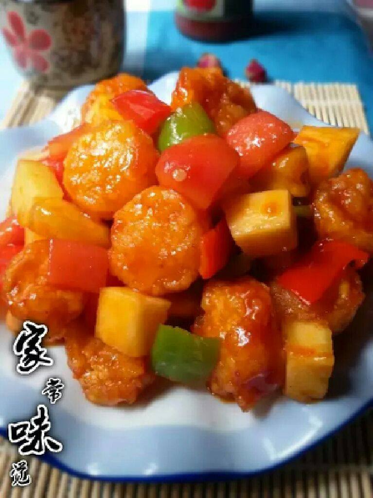 菠萝咕噜日本豆腐