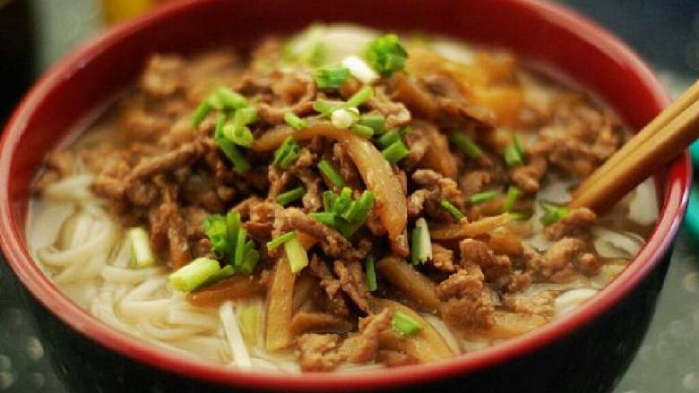 榨菜肉丝面