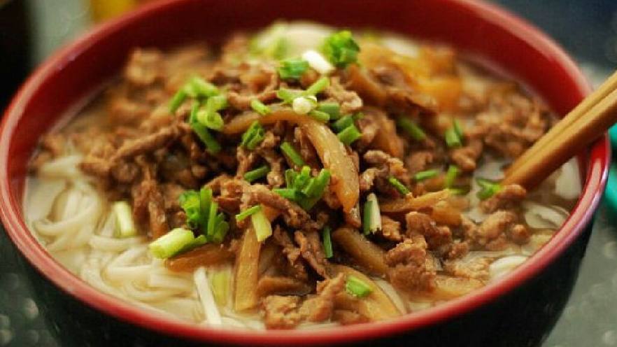 榨菜肉丝面