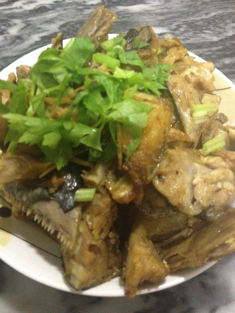 煎白鱼头