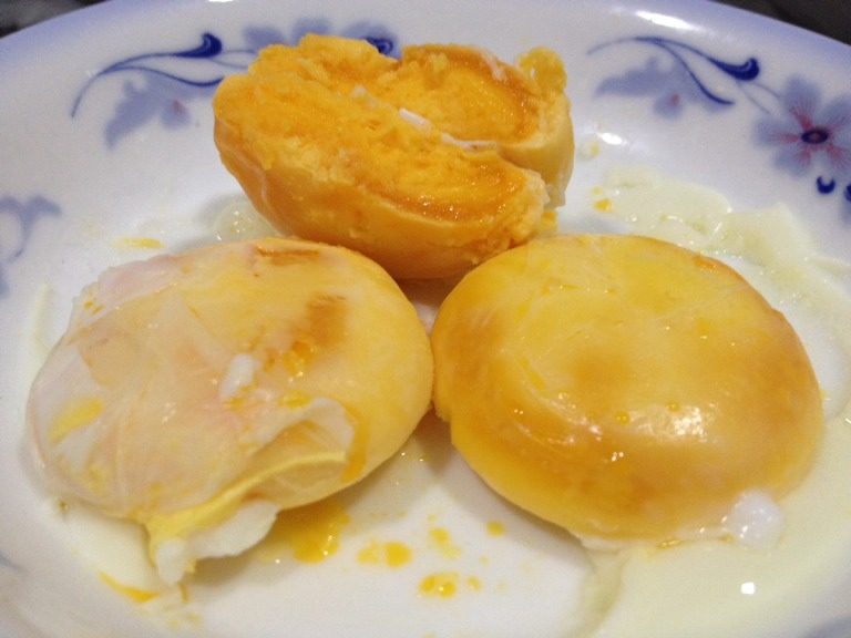 蒸咸蛋黄