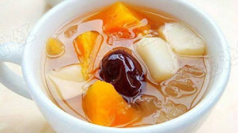 马蹄银耳木瓜糖水