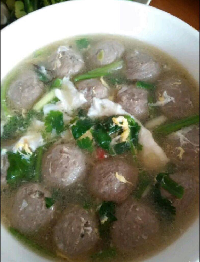 牛肉丸蛋花汤