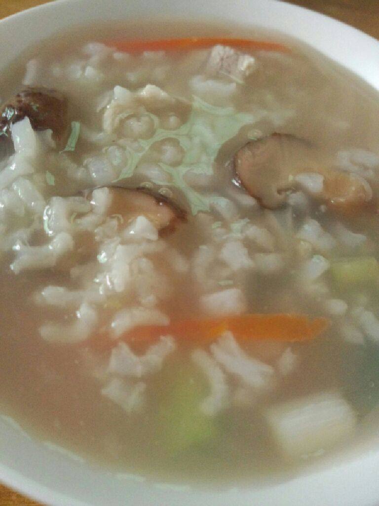香菇瘦肉粥
