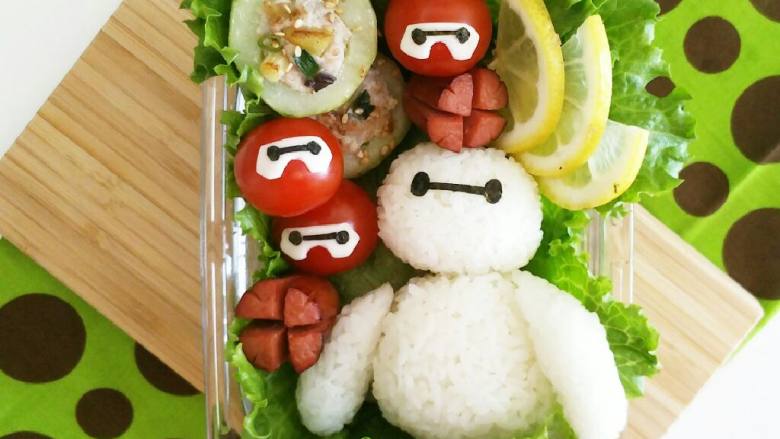 大白大白！快到我的便当里来！