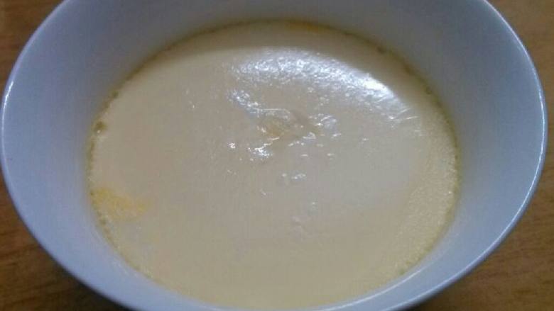 纯牛奶炖蛋