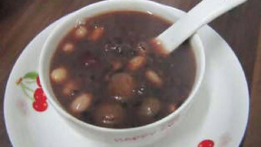 黑糯米甜汤