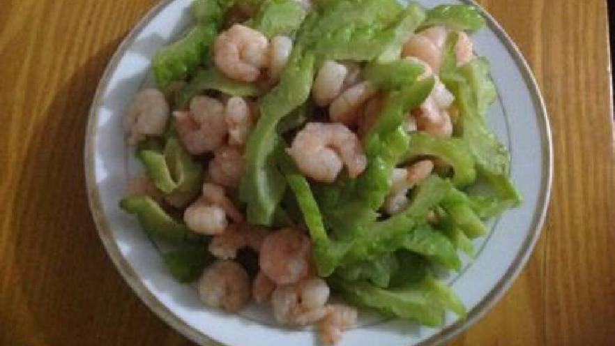 苦瓜炒虾仁
