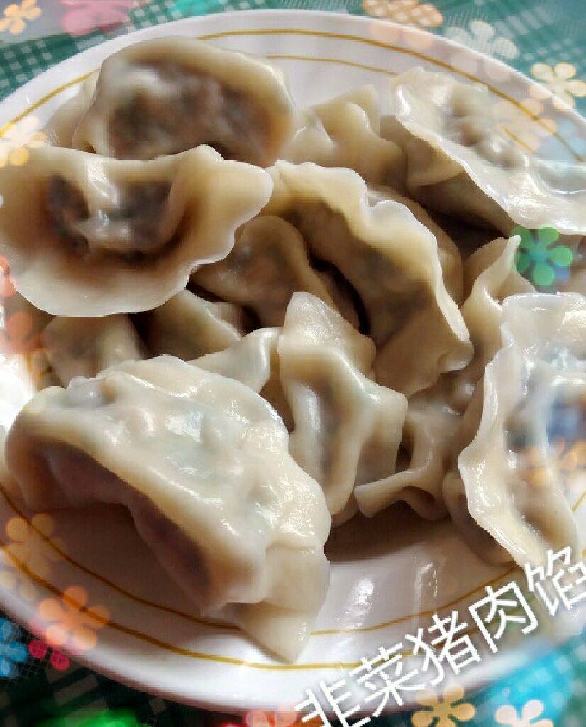 韭菜猪肉馅饺子
