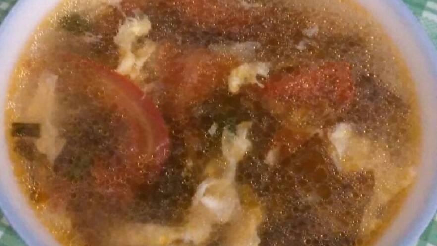 番茄紫菜蛋汤