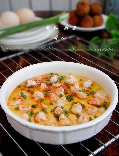 虾仁蒸蛋