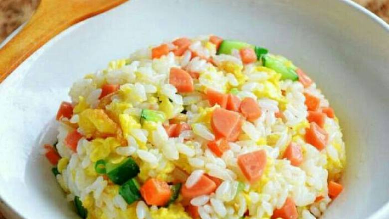自制火腿炒饭