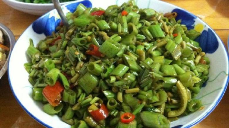 辣炒空心菜梗