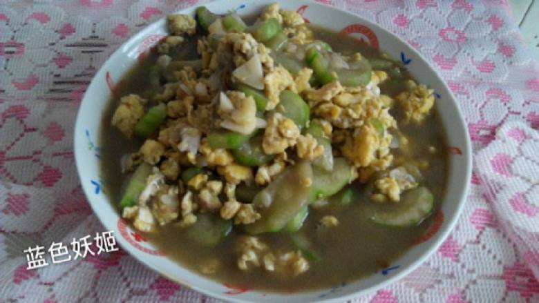 丝瓜炒蛋