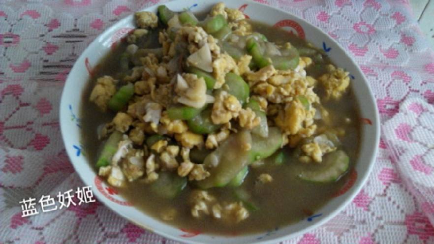丝瓜炒蛋