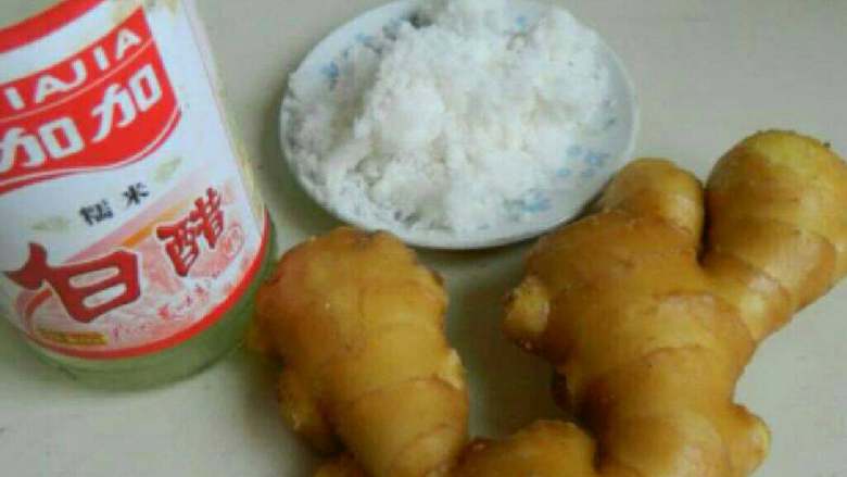 自制寿司姜,所有食材备好!